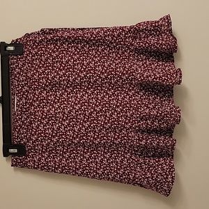 Hollister Ultra High-Rise Rise Floral Skirt Size Small